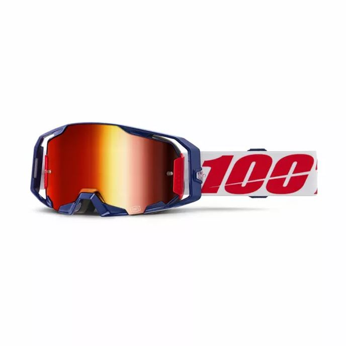 100% MX Goggles Armatic Machz Red Mirror